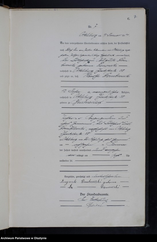 image.from.unit.number "Sterbe-Haupt-Register Nr 1 - 200"
