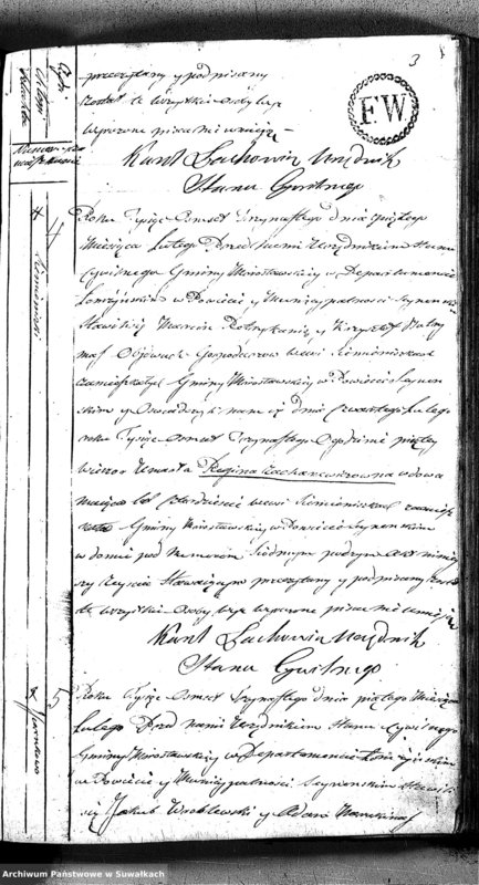 image.from.unit.number "Akta Zmarłych w Roku 1813 od dnia 1 Junuary aż do dnia 31 Grudnia w Gminie Mirosławskiey"