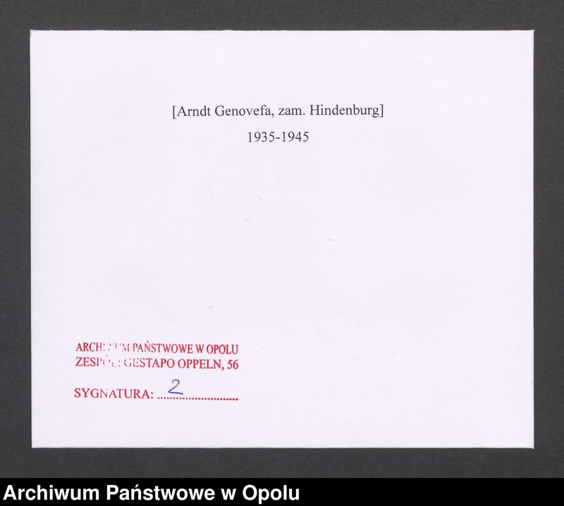 image.from.unit.number "[Arndt Genovefa, zam. Hindenburg]"