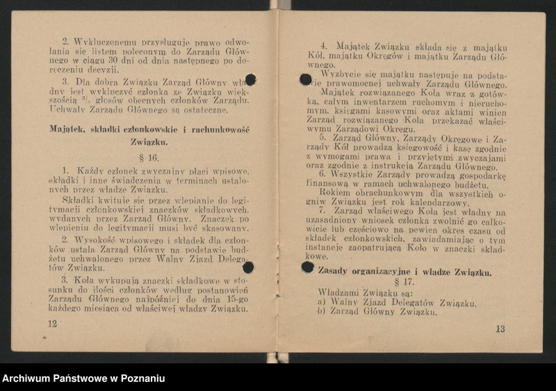 image.from.unit.number "Statuty Związku Powstańców Wielkopolskich."