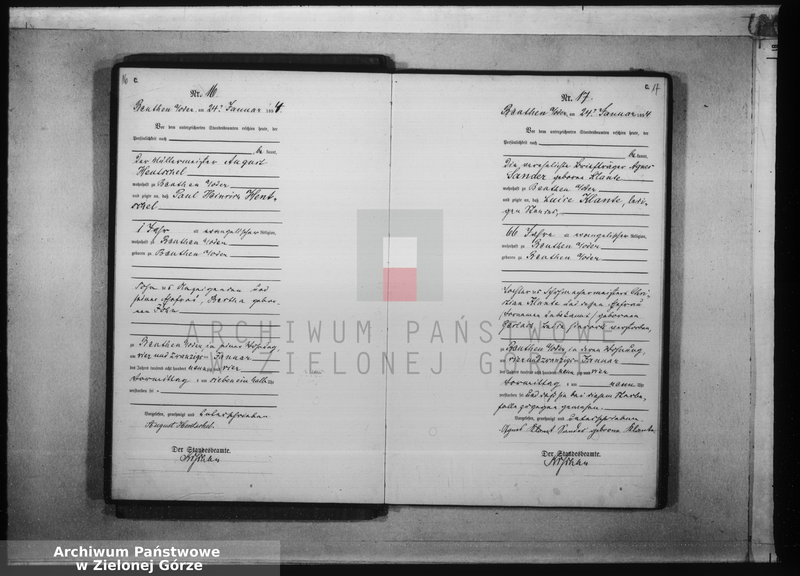 Obraz 13 z jednostki "[Księga aktów zgonów rok 1894 od nr 1 do nr 124]"