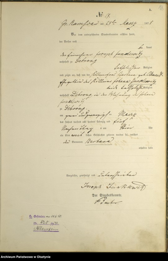 image.from.unit.number "Geburts-Haupt-Register Nr 1 - 72"