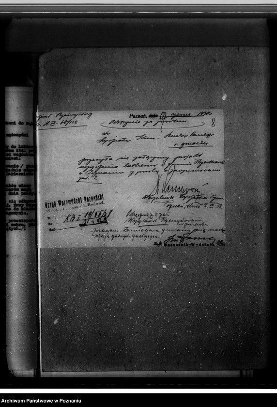 Obraz 12 z jednostki "Zatwierdzenie projektu urządzenia zakładu przemysłowego wykończalni i lakierni Firmy Brzeski - Auto S. Akcyjna W Poznaniu ul. Dąbrowskiego 29"