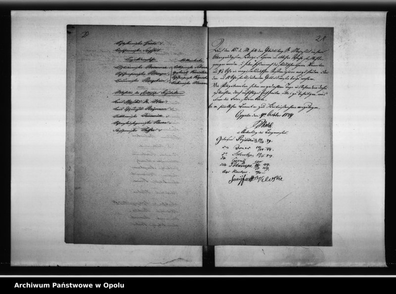 Obraz 20 z jednostki "Acta des Magistrats zu Oppeln betreffend Regierungs - Antritt Geburtstags Feier u[nd] Landestrauer S[einer] Majestät der Könige"