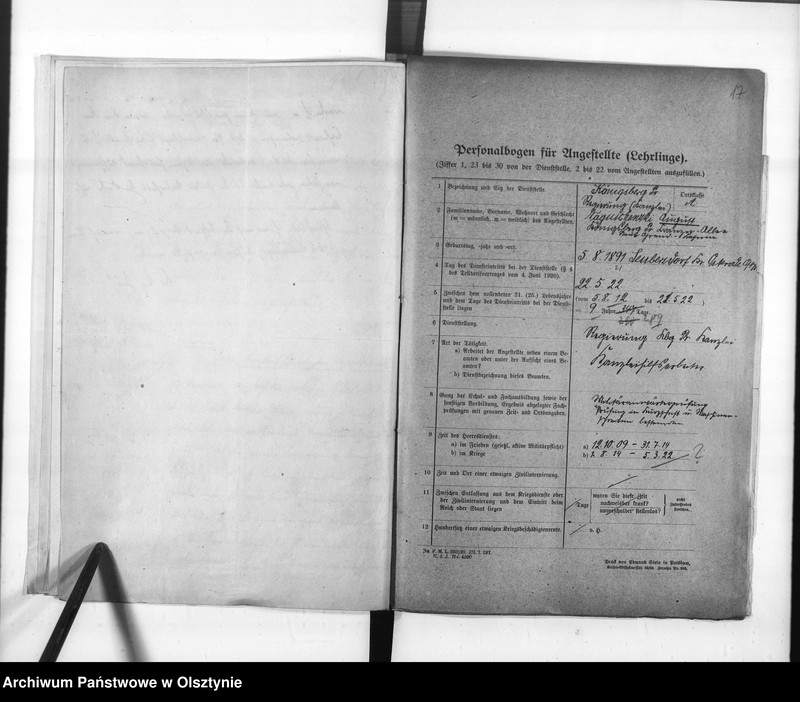 image.from.unit.number "kanzlei-Hilfsarbeiter Naguschewski [August]"