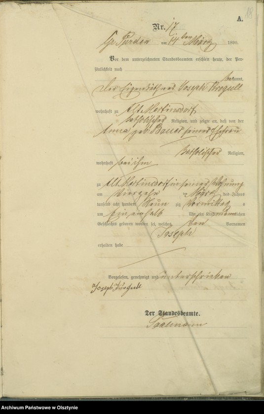 image.from.unit.number "Geburts-Haupt-Register Nr 1 - 60"