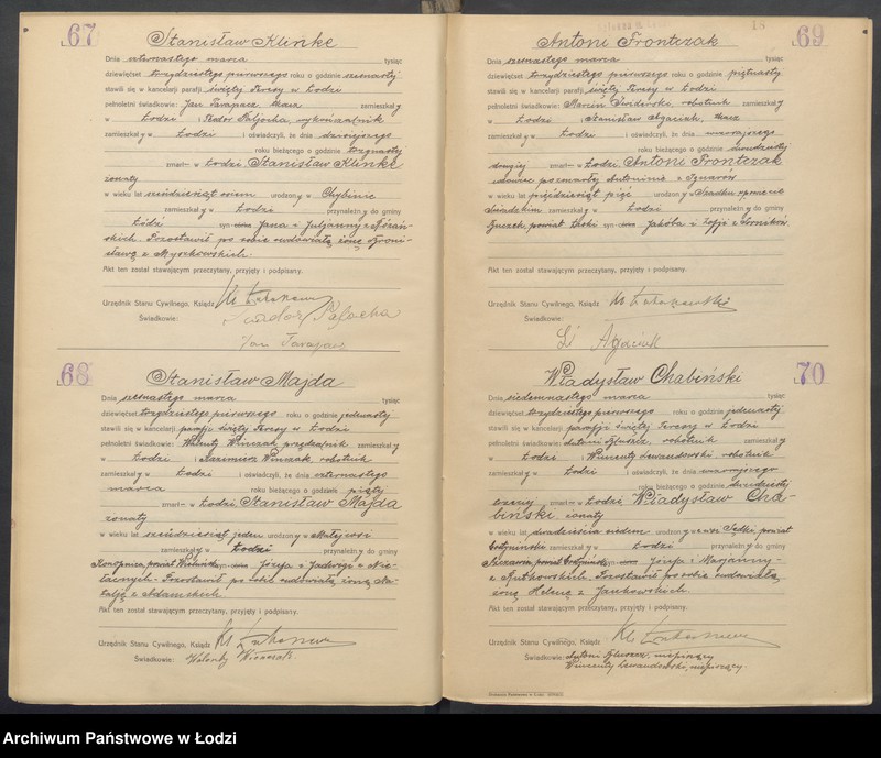 Obraz 20 z jednostki "Akta zgonów"