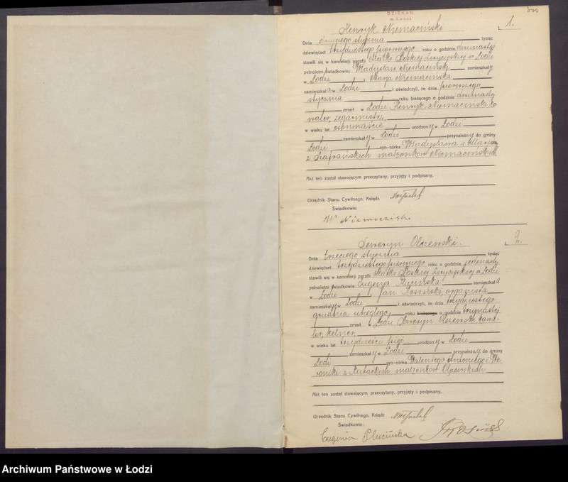 Obraz 3 z jednostki "Akta zgonów"