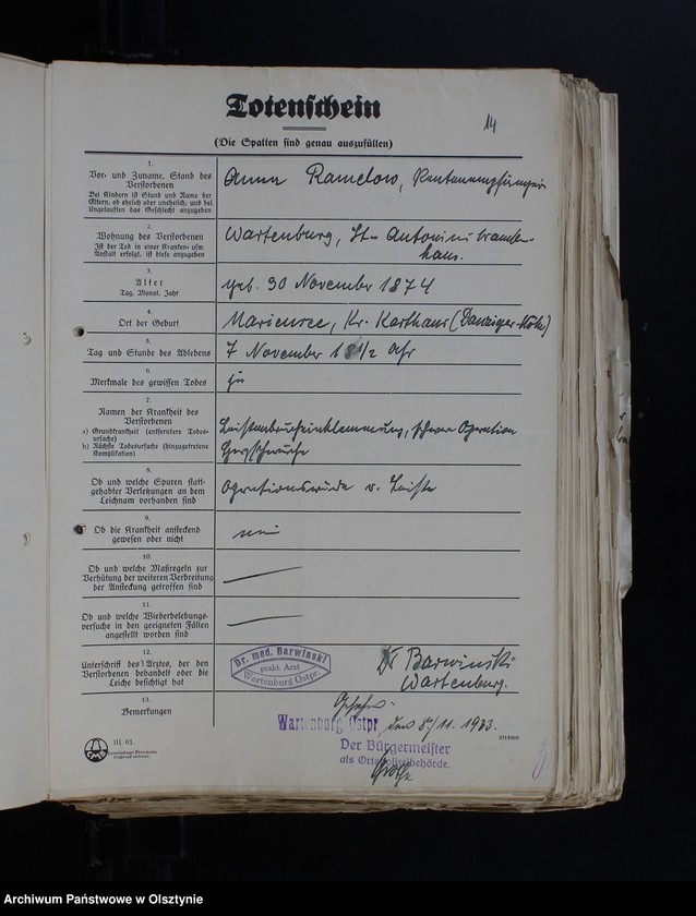 image.from.unit.number "Karty zgonów z lat 1933-1936"