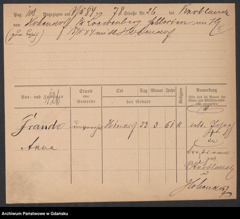 image.from.unit.number "Karty meldunkowe: Granass - Grau"