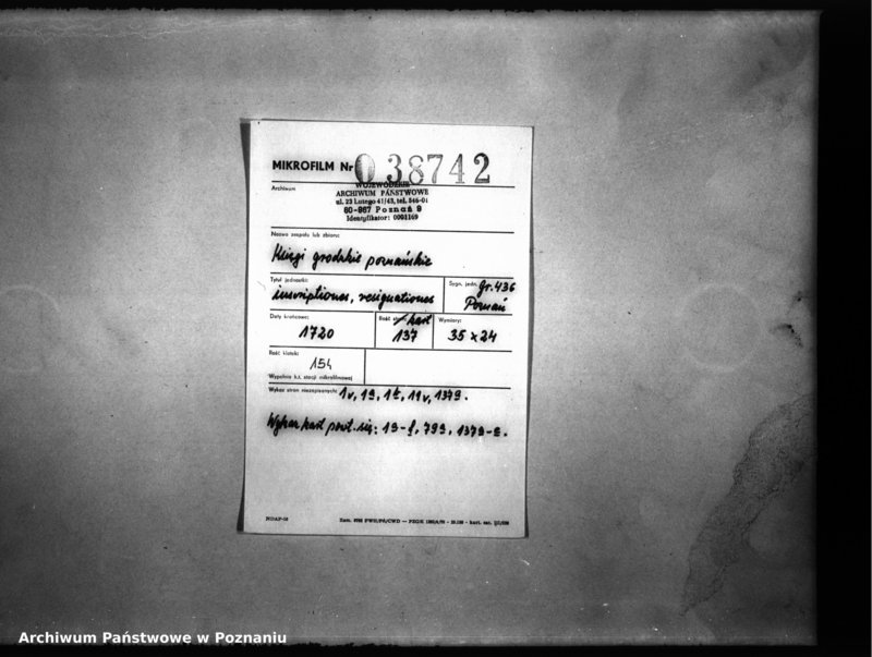 Obraz 2 z jednostki "Inscriptiones, resignationes [protocollon]"