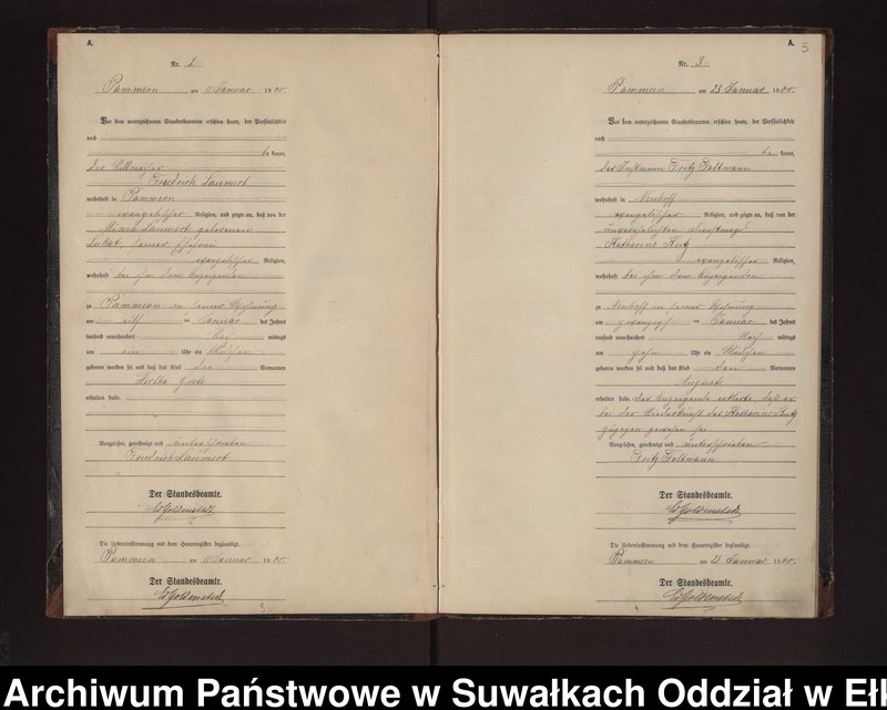 image.from.unit.number "Geburts-Neben-Register des Preussischen Standes-Amtes Neuhoff Kreis Loetzen"