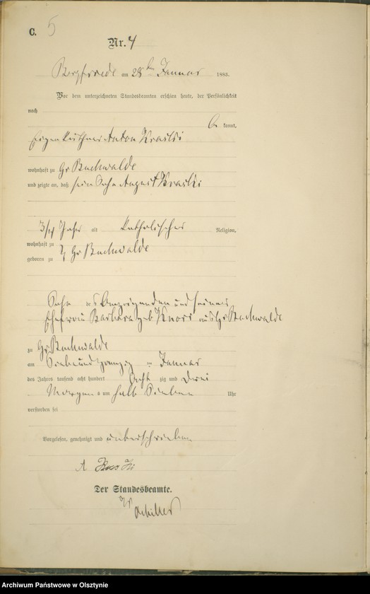 image.from.unit.number "Sterbe-Haupt-Register Nr 1 - 66"