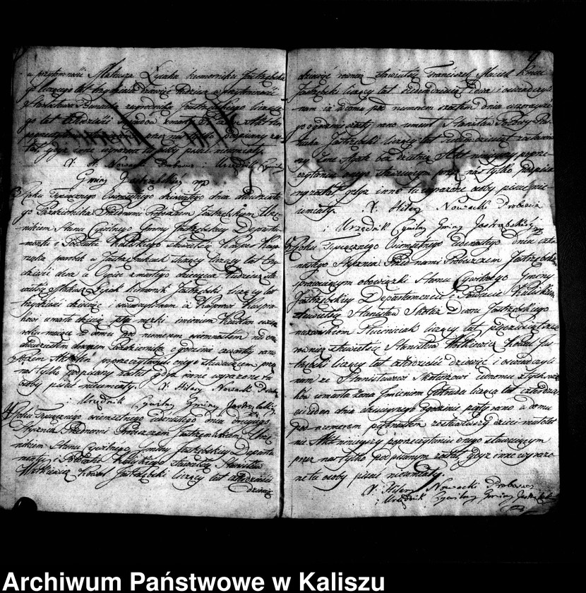 image.from.unit.number "Akta urodzenia, zejścia, małżeństwa gminy jastrzębskiej"