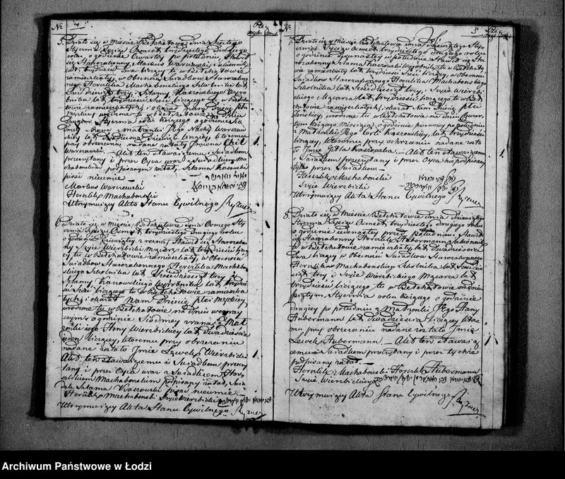 image.from.unit.number "Księga Akt Stanu Cywilnego Wyznania Mojżeszowego Urodzenia, Małżeństwa, Smierci w parafii Bełchatow w Powiecie Piotrkowskim Wojewodztwie Kali[skim] na Rok 1832"