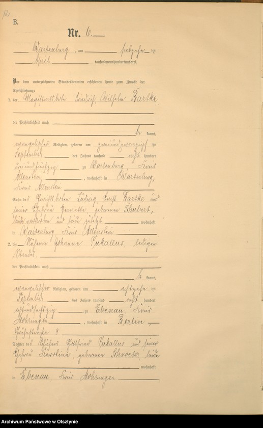 image.from.unit.number "Heiraths-Haupt-Register Nr 1 - 38"