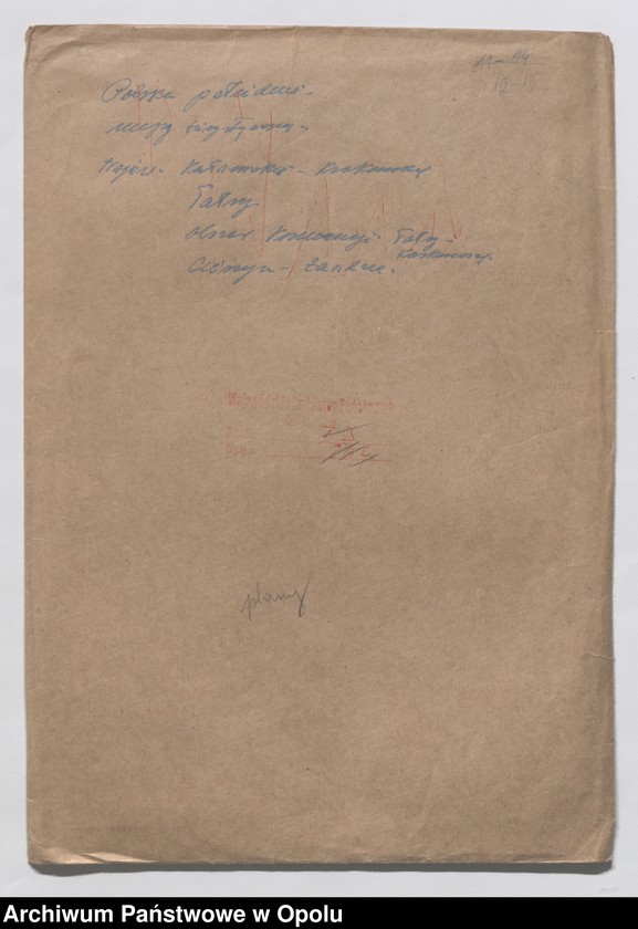 Obraz 14 z jednostki "/Korespondencja i zarządzenia dotyczące służby granicznej, wewnętrzno-administracyjnych kontroli ruchu ludności/ 31.01.- 23.05.1920"