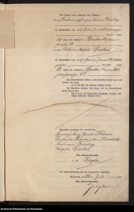 image.from.unit.number "Heiraths-Neben-Register Breslau I 1904 Band 4"