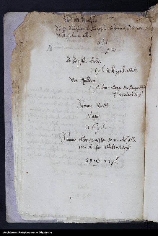 image.from.unit.number "Kirchen Rechnung des Kirchspiels Herzogswalde /1667-1669, 1681, 1708, 1709, 1712, 1715, 1717-1720./"