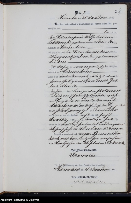 image.from.unit.number "Sterbe-Neben-Register Nr 1 - 73"