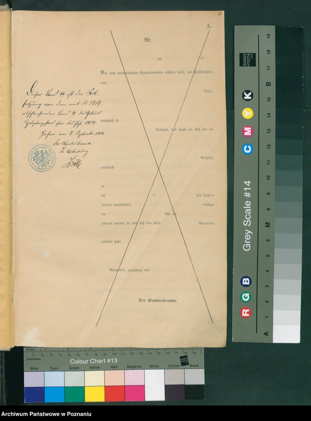 Obraz 2 z jednostki "Księga miejscowa urodzeń tom VII"