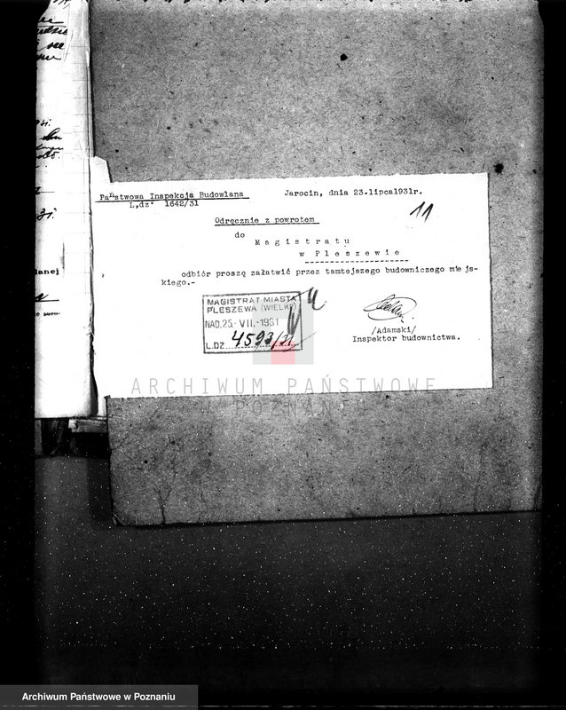 Obraz 15 z jednostki "Zatwierdzenie projektu urządzenia istniejącej fabryki papieru własność K. Świerkowski w Pleszewie"