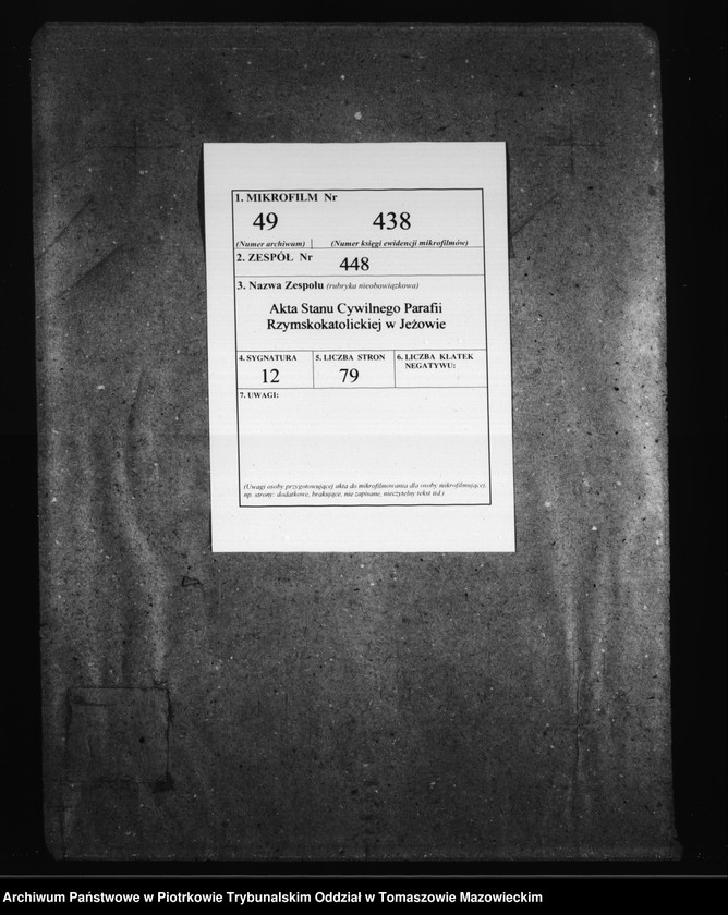 Obraz 2 z jednostki "[Dowody do akt małzeństw]"