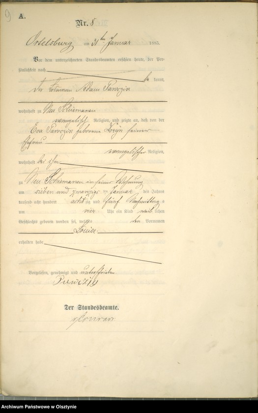 image.from.unit.number "Geburts-Haupt-Register Nr 1 - 94"