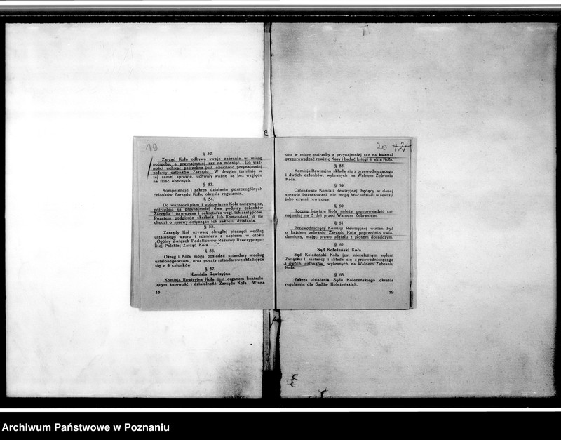 Obraz 16 z jednostki "Sprawozdania z zebrań związku - Koło Środa. Statut i regulamin"