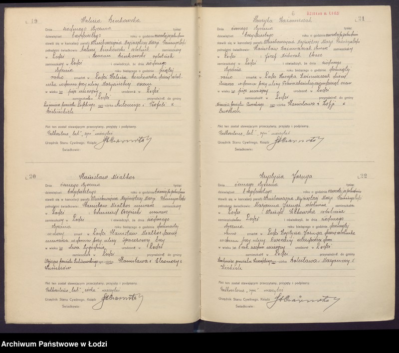 Obraz 8 z jednostki "Akta zgonów"