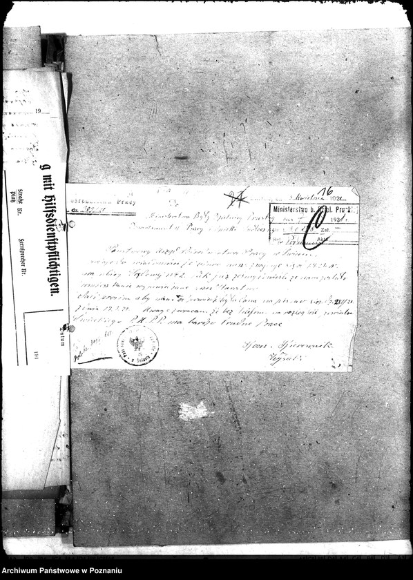 Obraz 20 z jednostki "Korespondencja w sprawach pośrednictwa pracy z wojew. pomorskim"