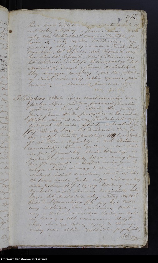 image.from.unit.number "Duplicat. Akta Małzenstw, Urodzenia, Zapowiedzi, Zeyscia Gminy Janów 1818/19-ty"