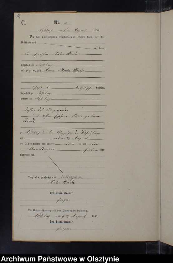 image.from.unit.number "Sterbe-Neben-Register Nr 1 - 11"