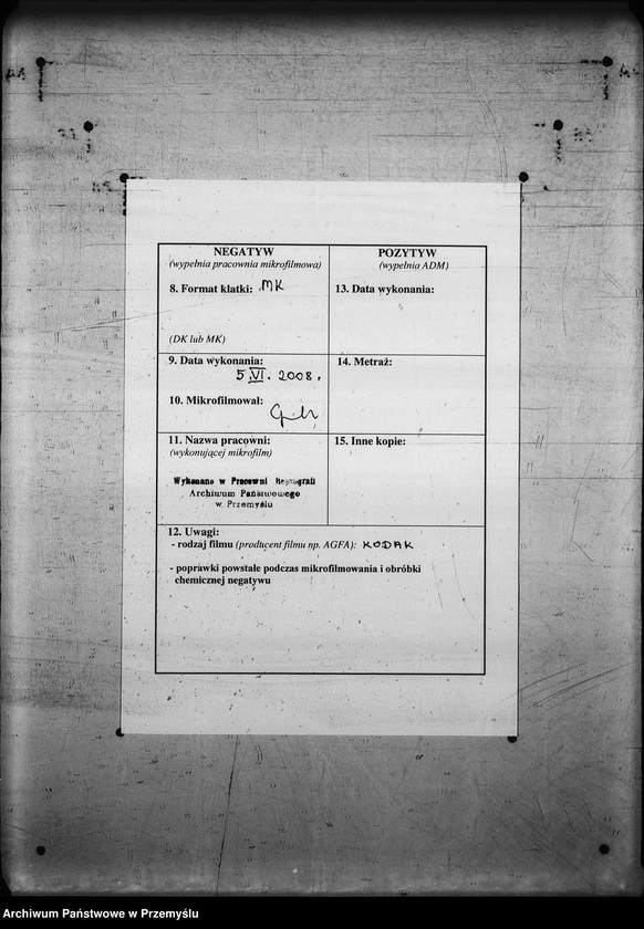 Obraz 3 z jednostki "[Kopie ksiąg metrykalnych parafii Radenice z filiami Czyżowice, Podliski, Wiszenka (dekanat Mościska)]"