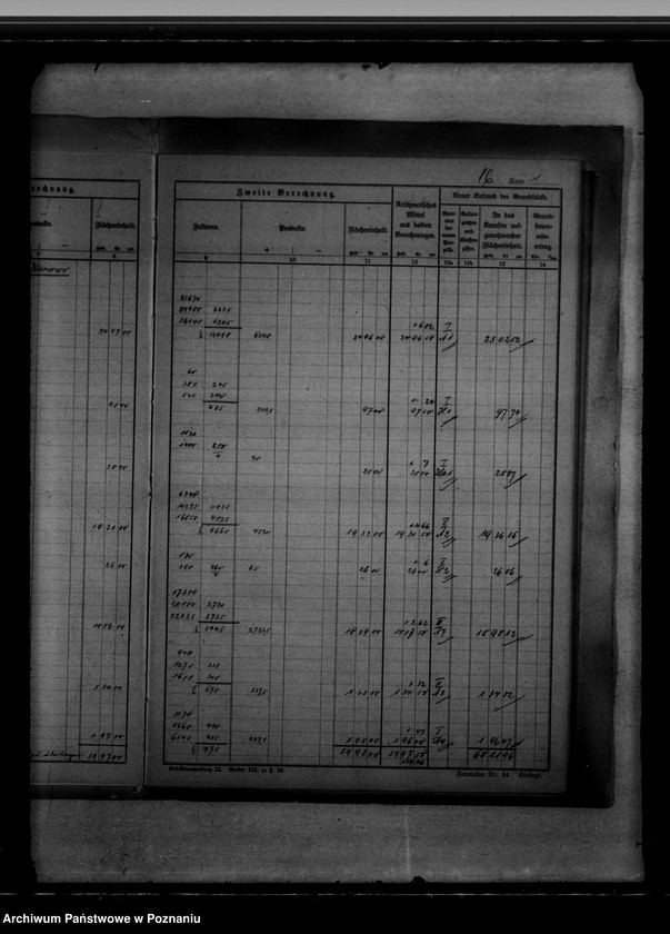 Obraz 20 z jednostki "Vermessungsregister von der Königlichen Domäne Kunowo"