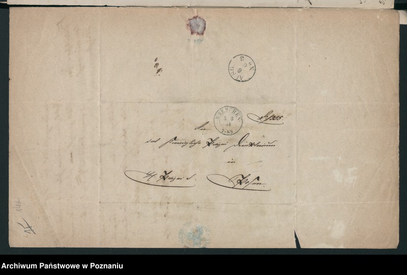 Obraz 19 z jednostki "A. betr. den Johann Taczanowski, Gutsbesitzer - Sohn"