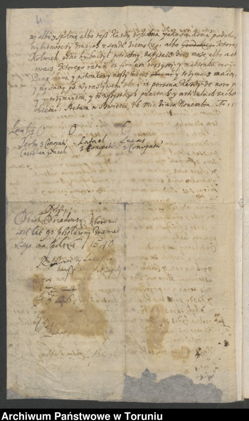 image.from.unit.number "Jerzy Konopacki II, kasztelan gdański i starosta świecki-podział majątku między braćmi Jerzym, Rafałem, Łukaszem"