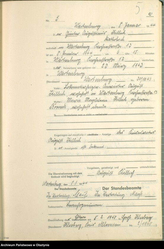 image.from.unit.number "Sterbebuch /Zweitbuch/ Nr 1 - 213"