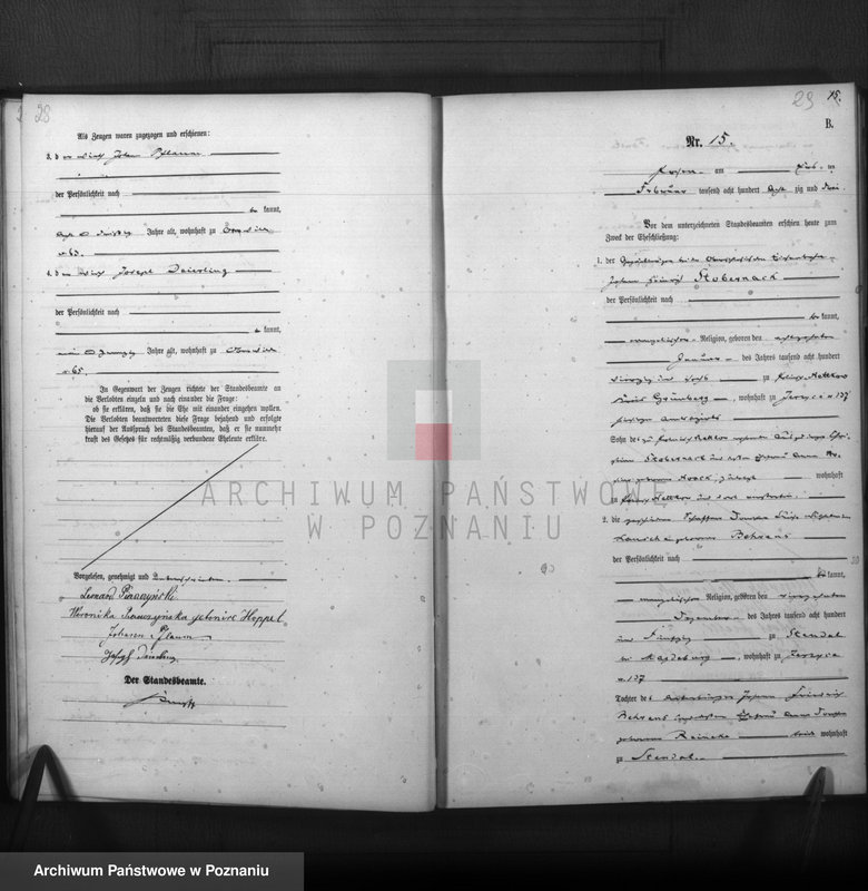 Obraz 16 z jednostki "Księga małżeństw"