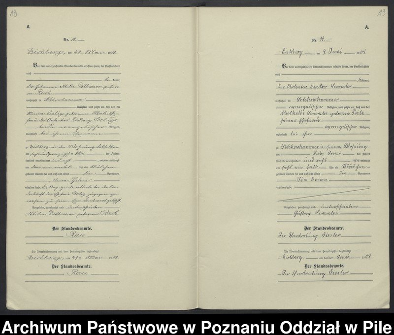 Obraz 12 z jednostki "Księga urodzeń"
