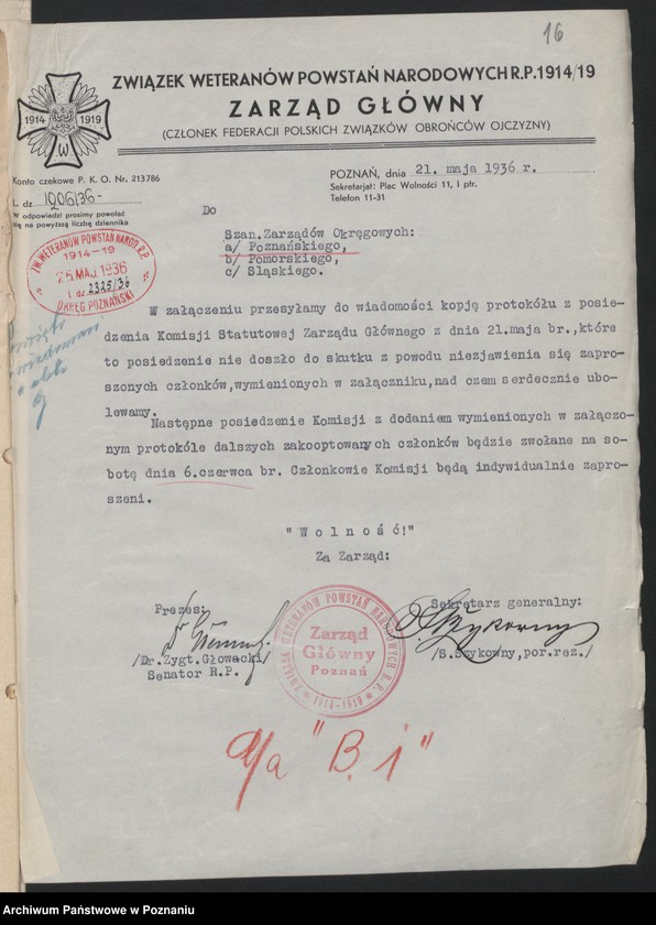 Obraz 18 z jednostki "Statut - regulaminy - instrukcje, wykaz akt."