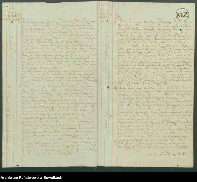 image.from.unit.number "Akta zeszłych gminy puńskiey od 1-go maja 1810"