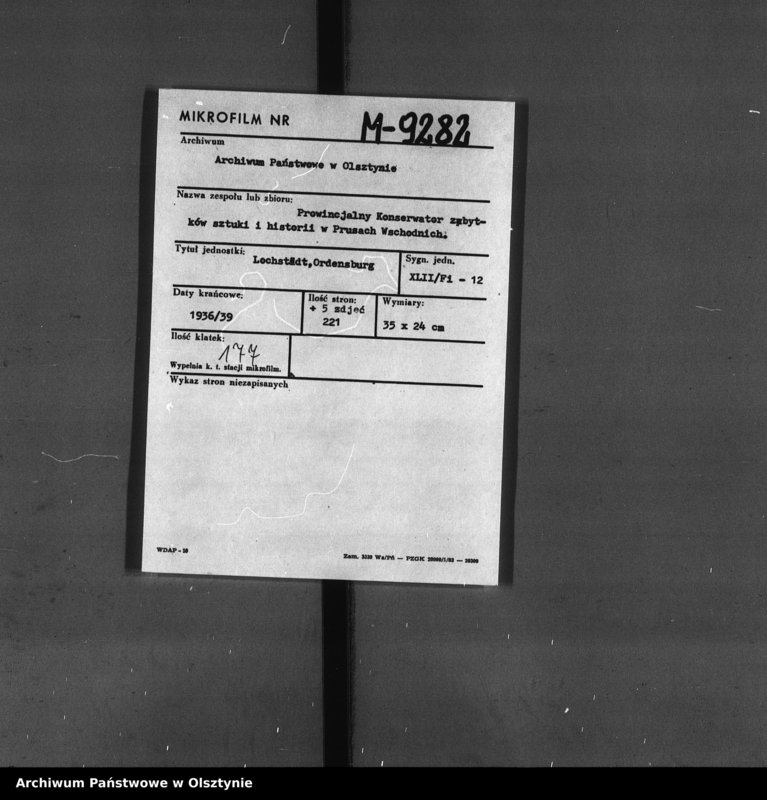 image.from.unit.number "Lochstädt, Ordensburg"