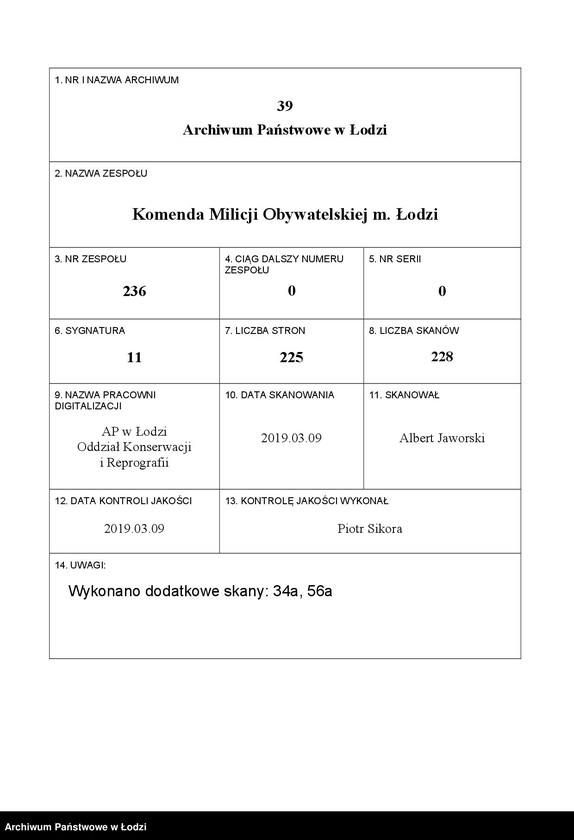 Obraz 1 z jednostki "[Skargi]"