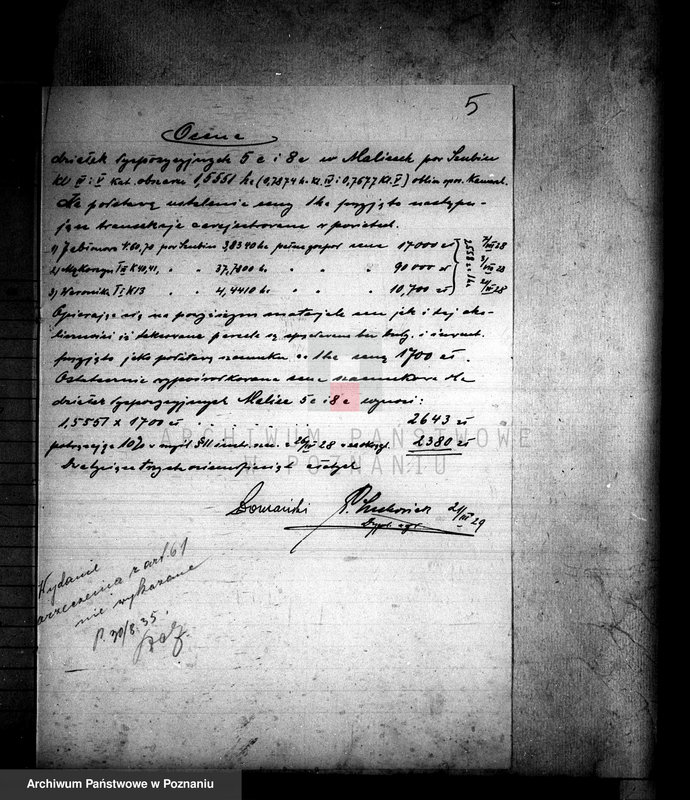 Obraz 9 z jednostki "Majątek Malice powiatu szubińskiego operat szacunkowy"