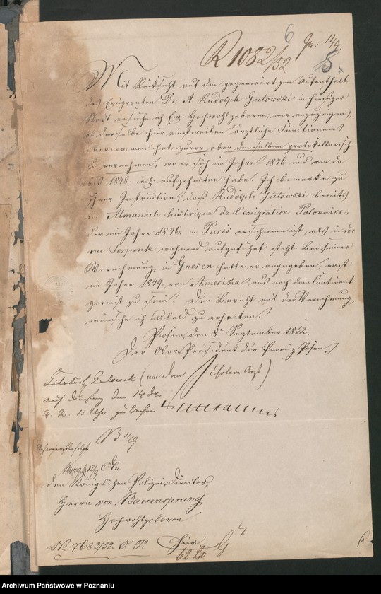 Obraz 11 z jednostki "A. betr. Arthur Rudolf von Gutowski"