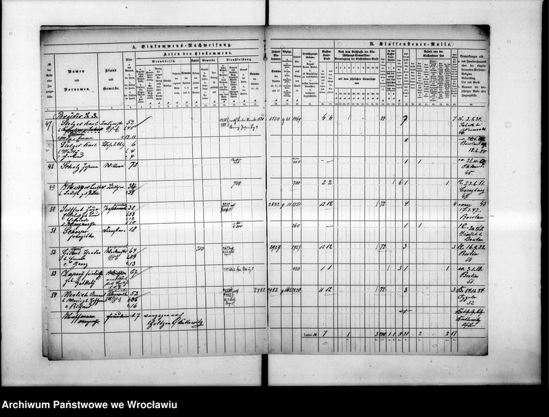 image.from.unit.number "Klassensteuerrolle nebst Eikommens - Nachweisung"