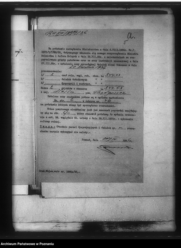 Obraz 9 z jednostki "Operat szacunkowy majątku Ślesin powiatu bydgoskiego"