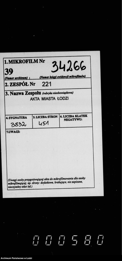 Obraz 2 z jednostki "O raspredelenji mjasa konfiskovannago na lodzinskoj gorodskoj skotobojne"