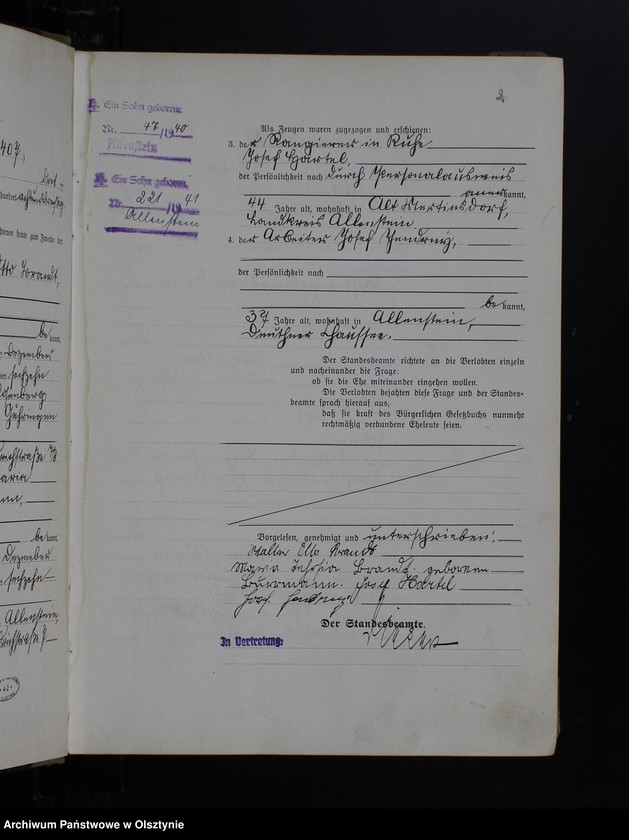 image.from.unit.number "Heirats-Haupt-Register Tom I, Nr 1-168"